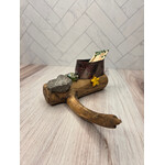 Mary Eastman Tahoe Driftwood Match Holder - with strike rock