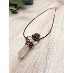 Mary Eastman Quartz Crystal & Amethyst Necklace