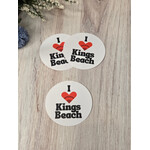 Stirling Studios I Love Kings Beach Sticker