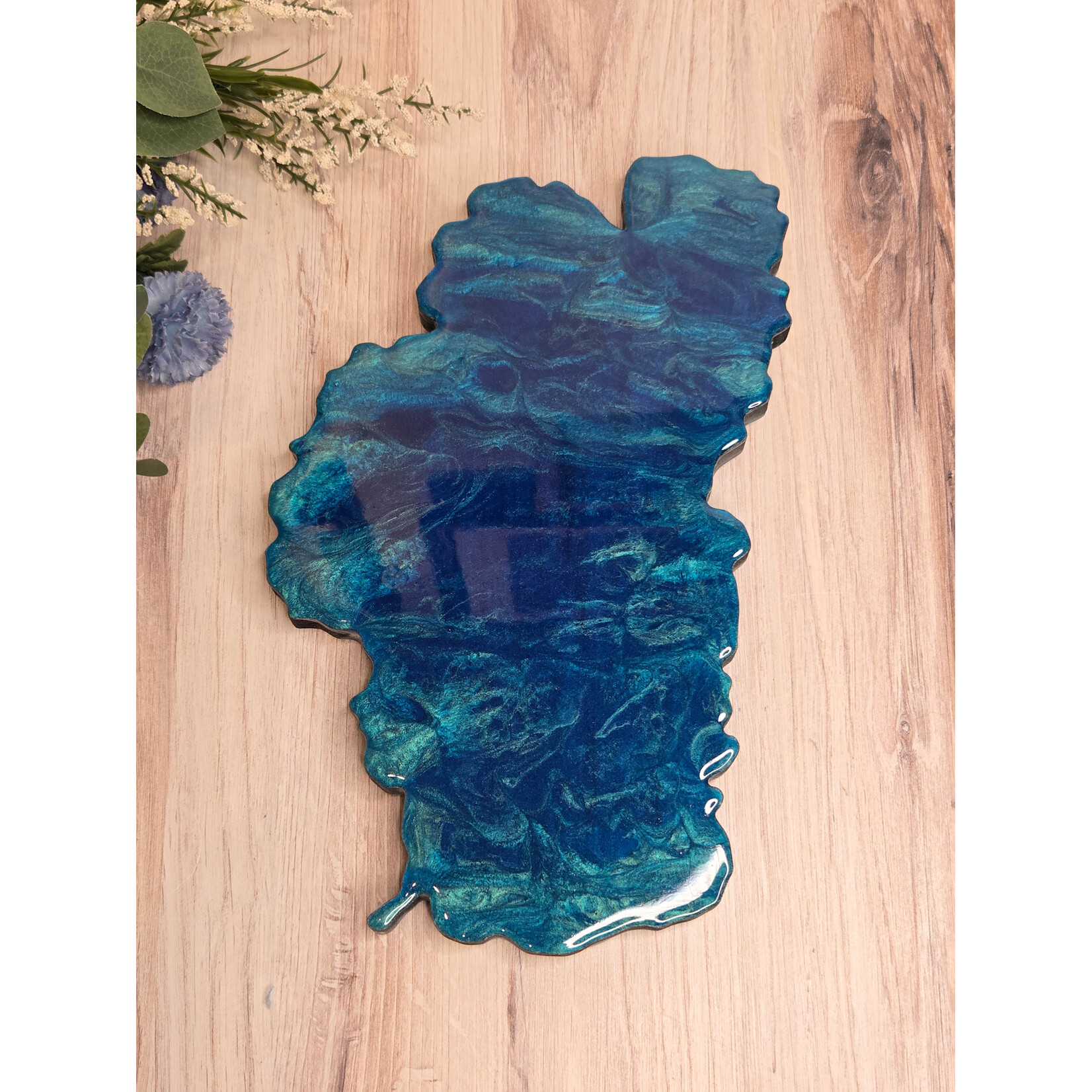 Donna Kotey Lake Tahoe O/E 39 - Wood & Resin