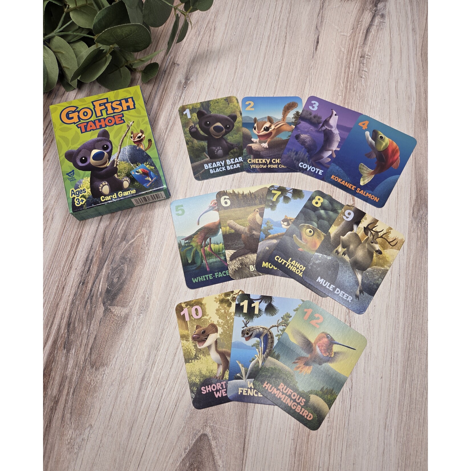 Beary Tahoe Go Fish Card Game