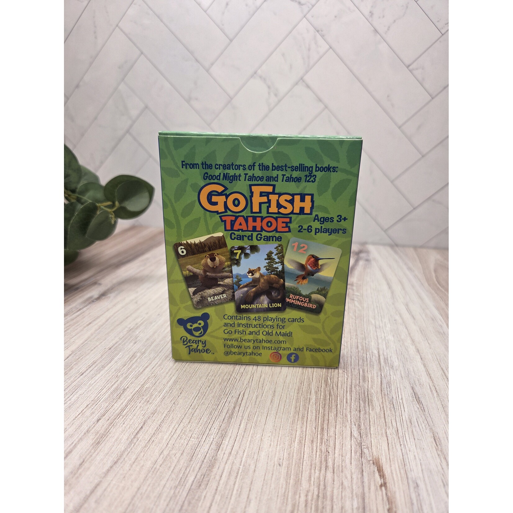 Beary Tahoe Go Fish Card Game