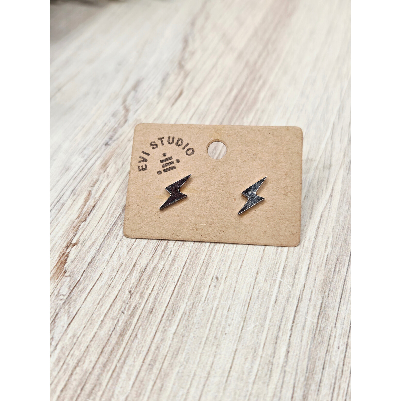 Evi Studio Stainless Steel Post Earrings
