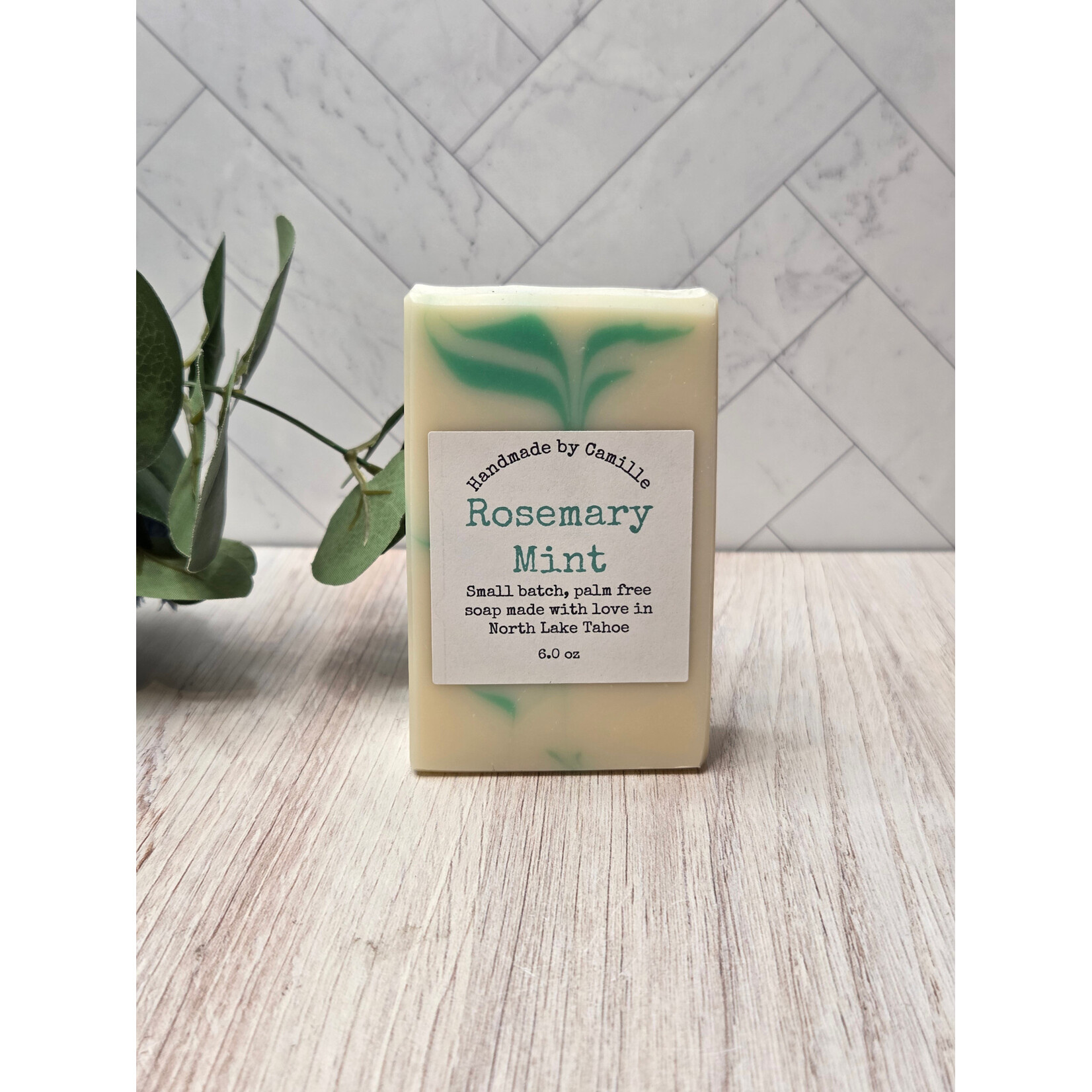 Handmade by Camille Soap - Rosemary Mint