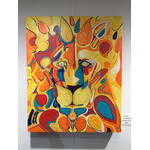 Stirling Studios Lion - Dave Stirling. - acrylic on canvas