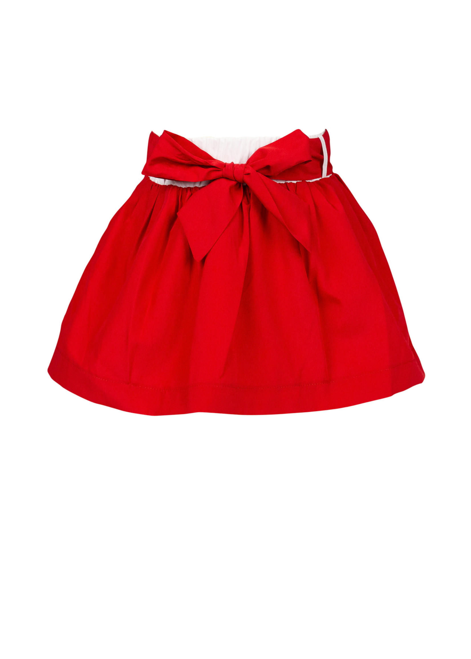 Proper Peony Tinsel Red Skirt