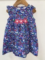 Florence Eiseman C37397/8 Floral Knit Dress w/ Flowers