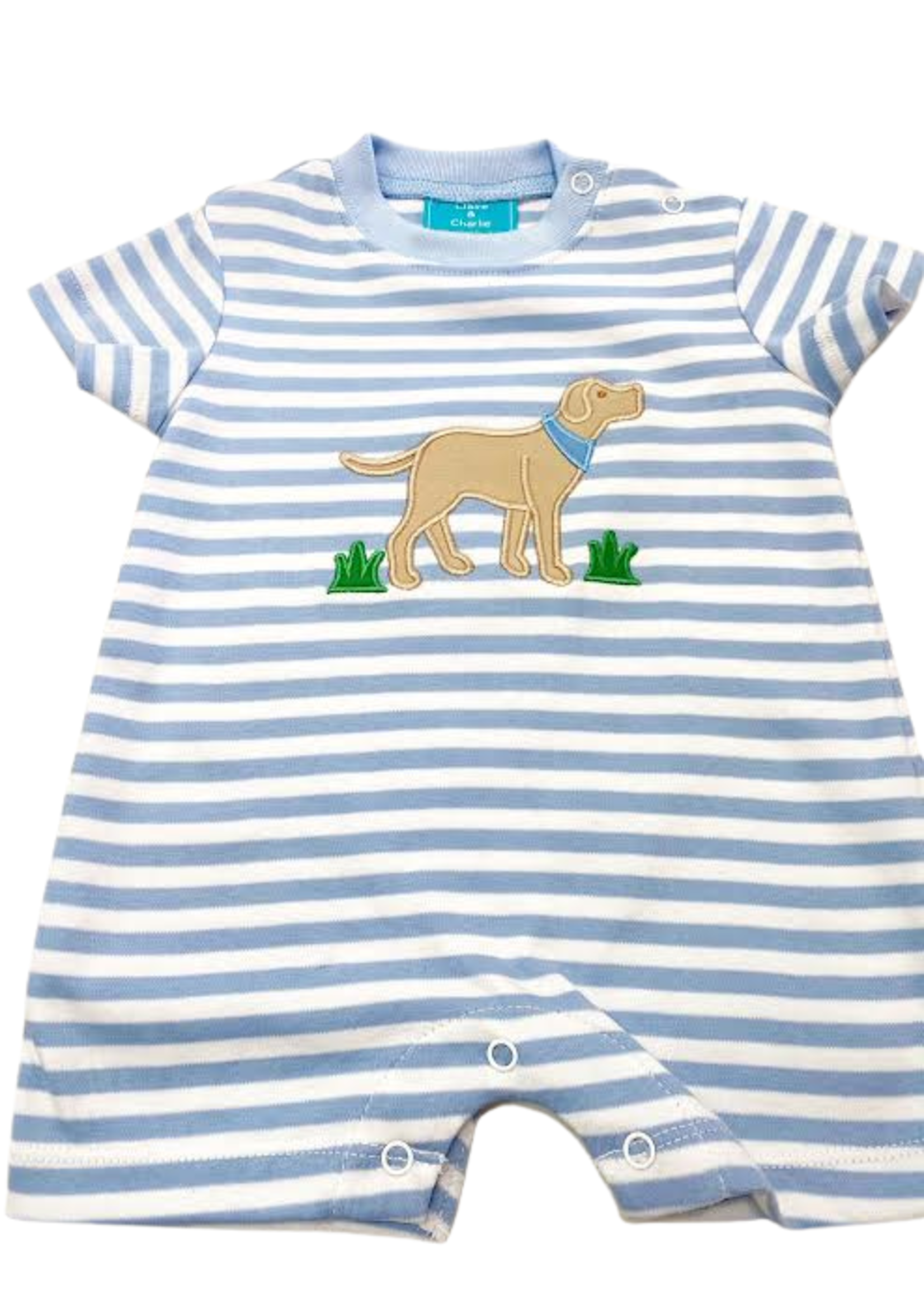 Claire and Charlie Stripe Lab Romper