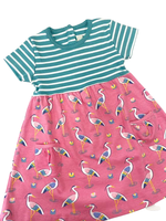 JoJo Maman BeBe JoJo- Stripe &Heron Dress