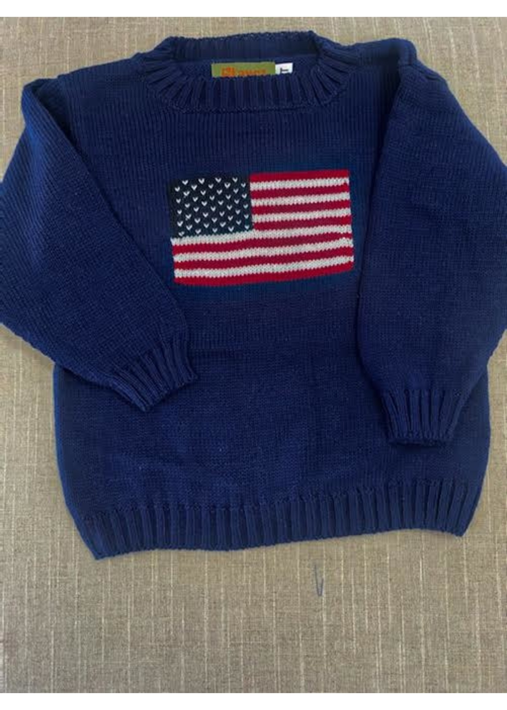 Luigi Luigi Crewneck Sweater  - American Flag
