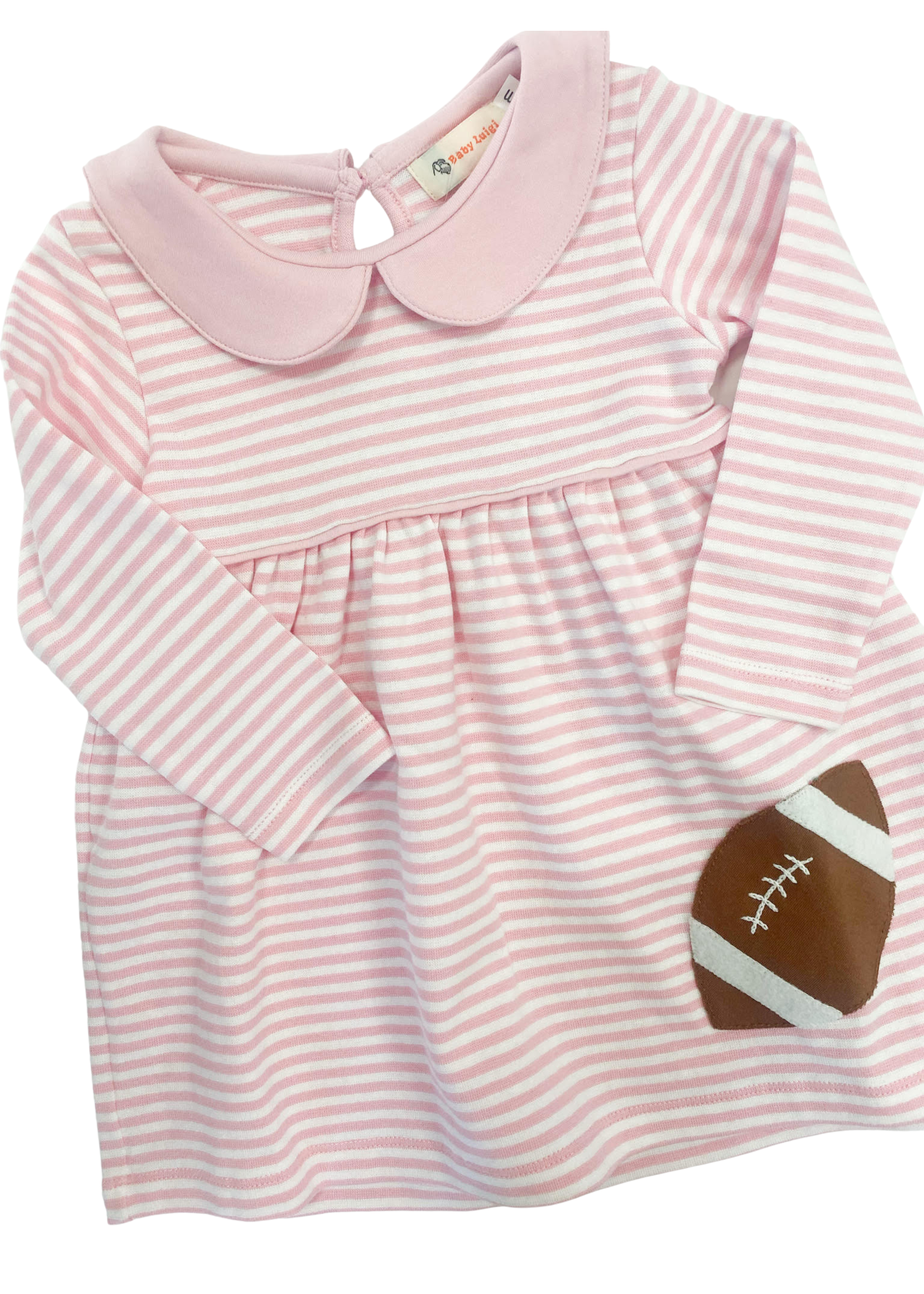 Luigi Luigi Pink Stripe Football Dress