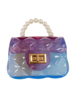 Sparkle Sisters by Couture Clips Pearl Ombre Jelly Purse - Blue