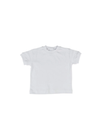 Florence Eiseman White S/S T-Shirt W/ Rib Trim