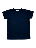 Baby Loren Navy Shirt & Tractor Shorts
