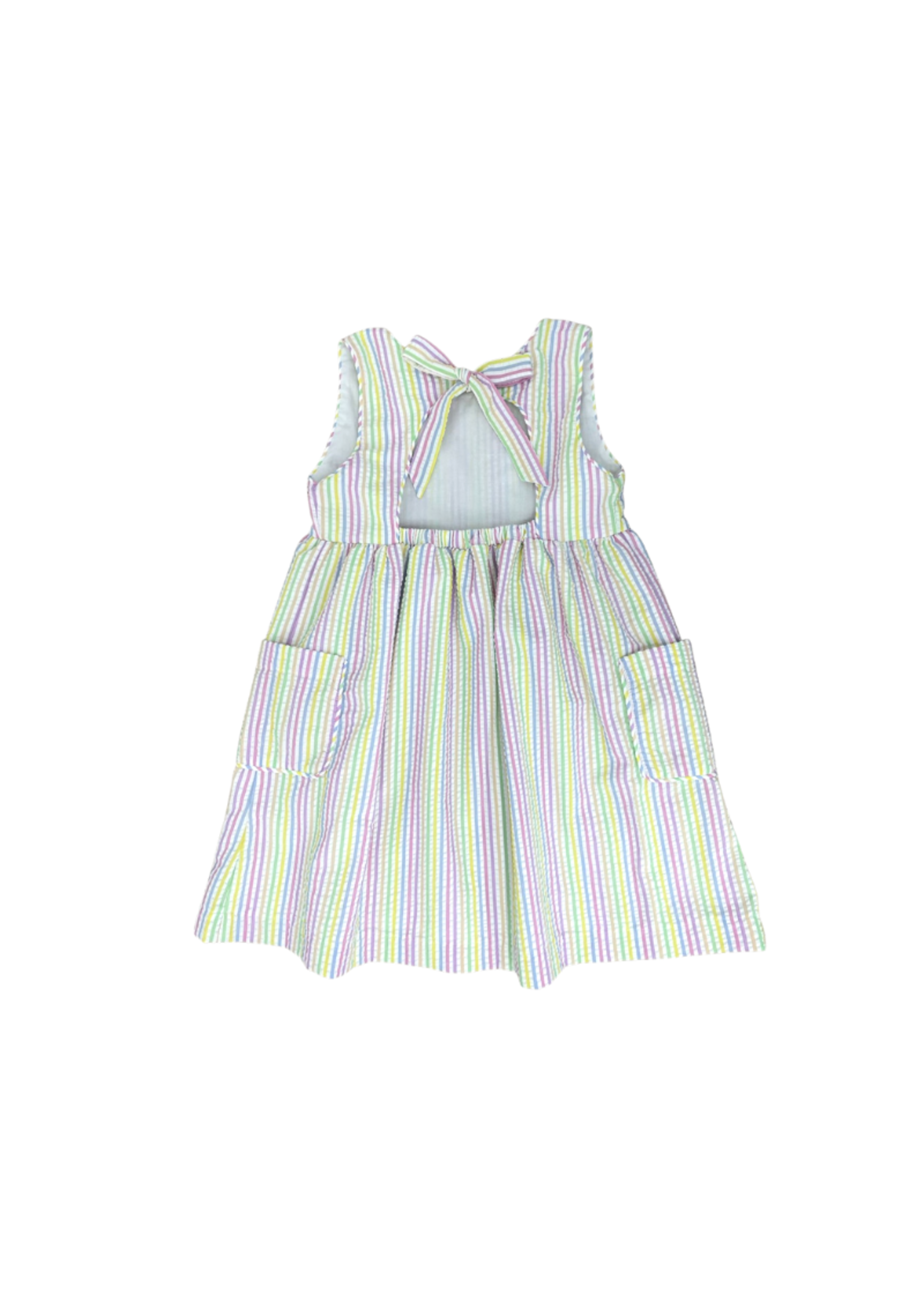 james and lottie Pastel Stripe Seer Maisy Dress