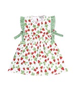 Marco & Lizzy Strawberry Patch Ruffle Dress