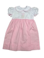 Auraluz Pink Gingham Bunny Dress