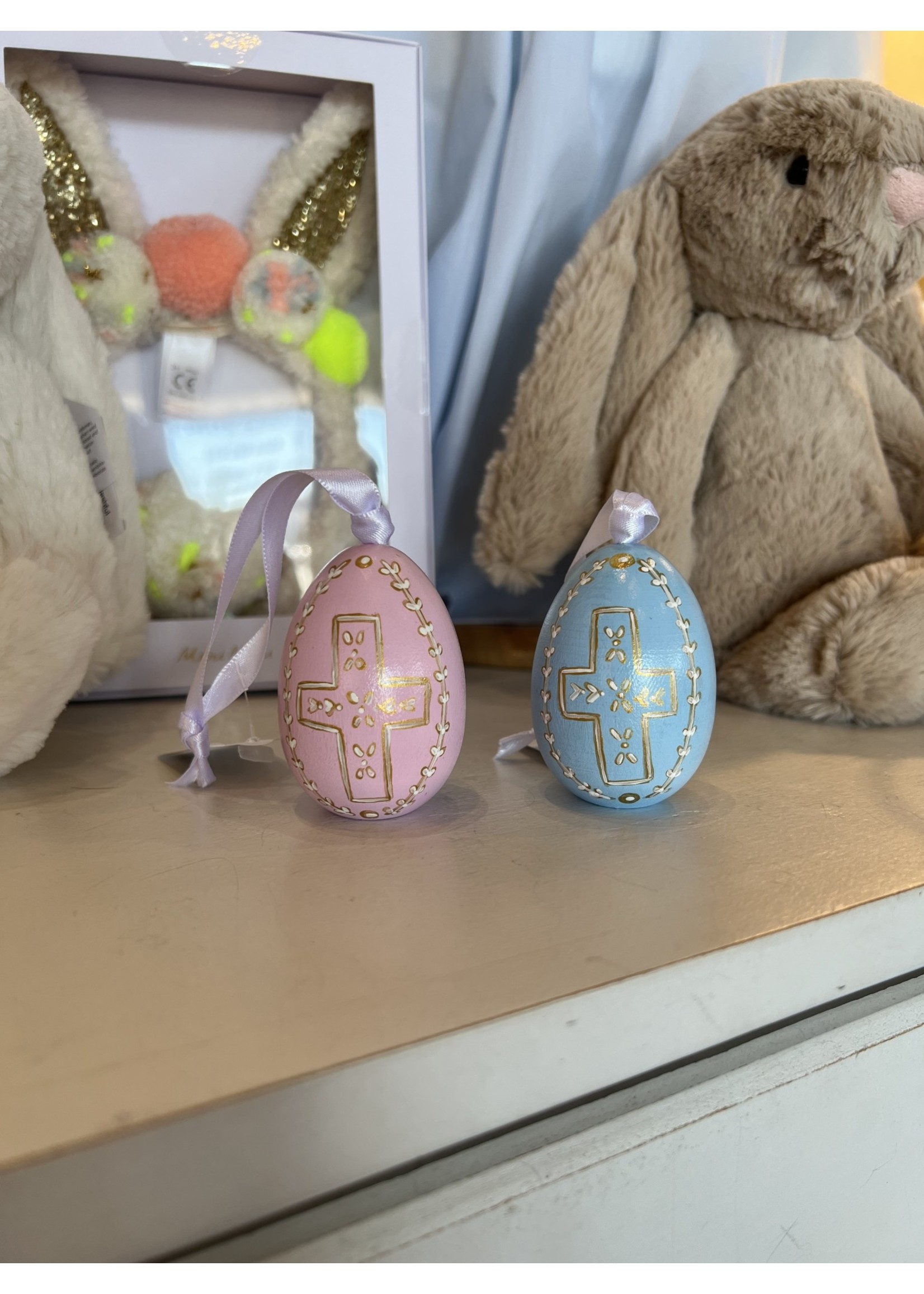 Girlies Hand Painted Wooden Eggs