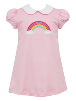Claire and Charlie Rainbow A-Line Dress w/ Collar