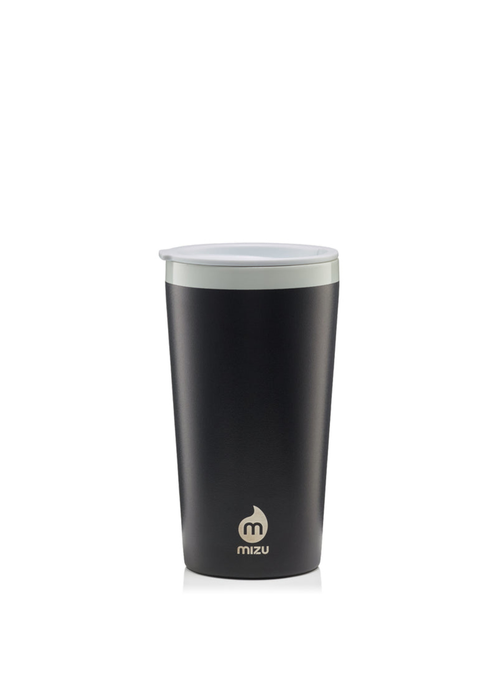 Mizu - Coffee Mug | 14 oz Stainless Mug | Vacuum Insulated | Stainless Black