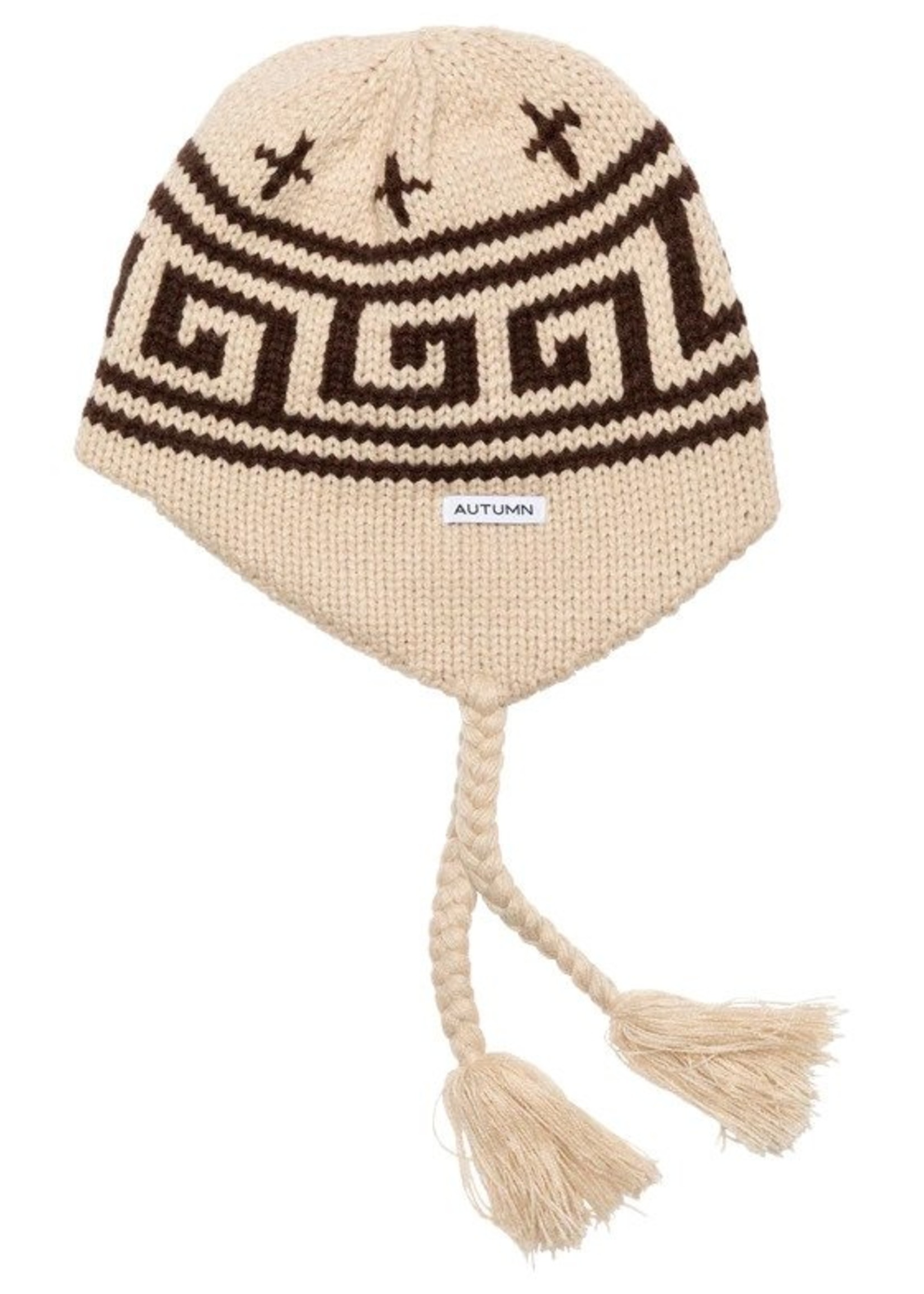 Niseko Earflap Beanie - Natural - Central Cascade Boardshop