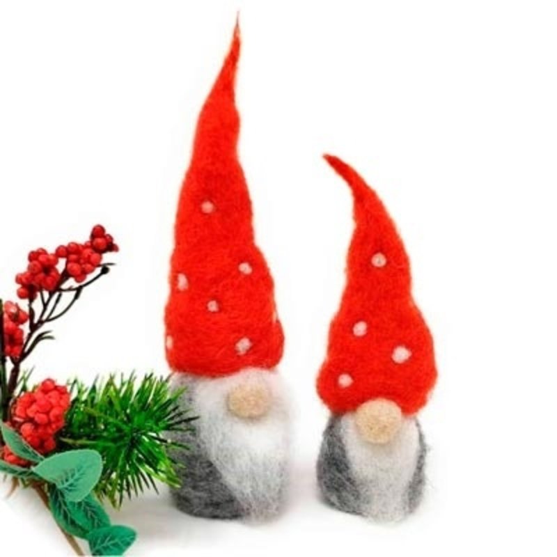 Crafty Kit Co. Needle Felting Kit - Nordic Gnomes