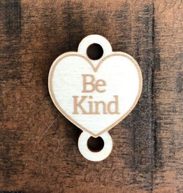 Miscellaneous Birch Wood Garment Tag - Be Kind