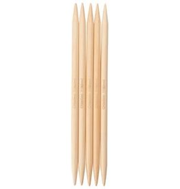 ChiaoGoo ChiaoGoo 6" Natural Bamboo Double Point Needles