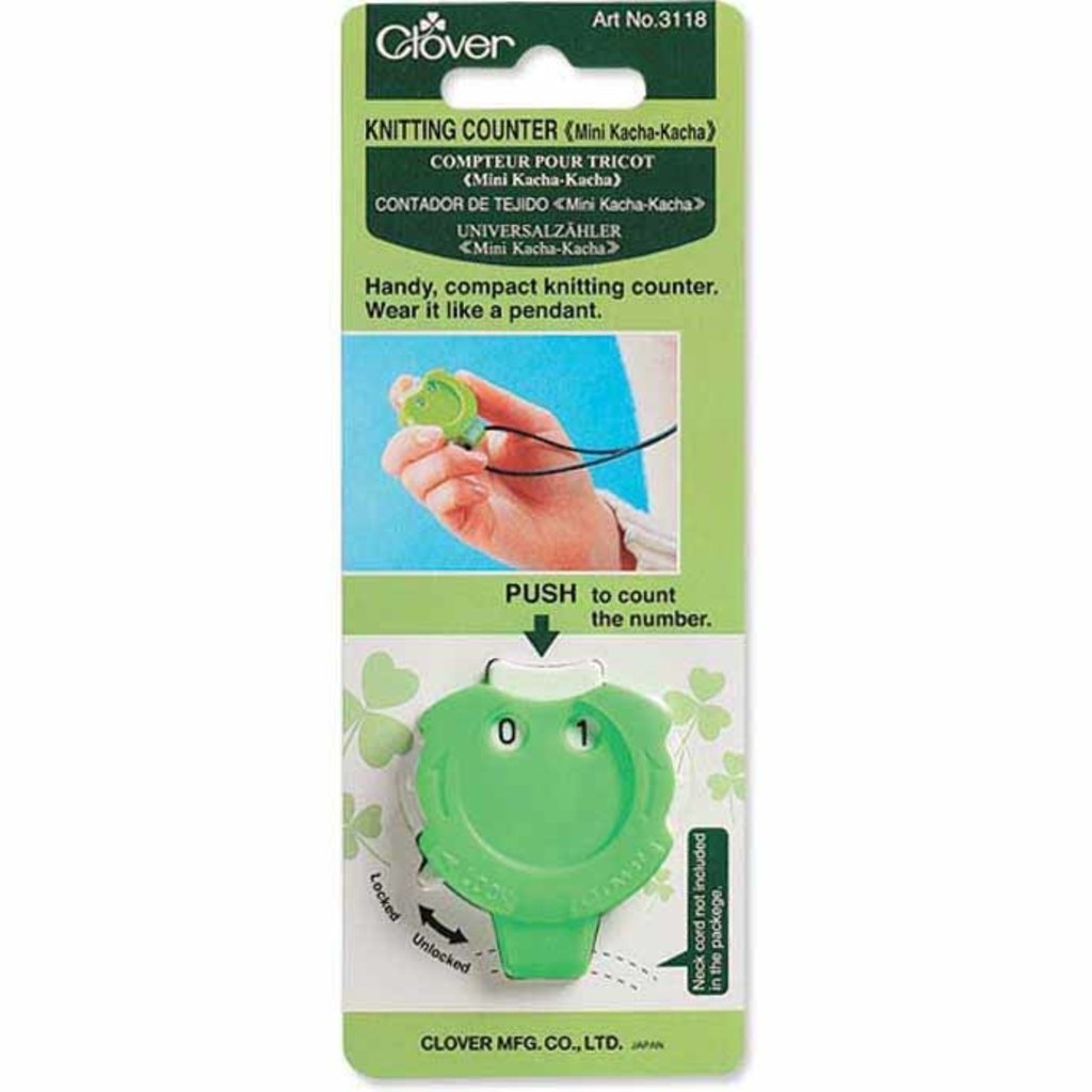 Clover Clover Mini Kacha Knitting Row Counter