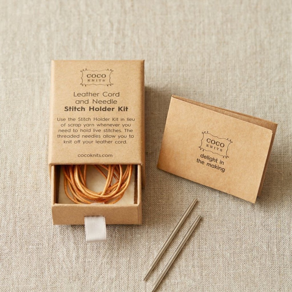 Cocoknits Cocoknits Leather Cord and Needle Stitch Holder Kit
