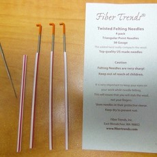 Fiber Trends Fiber Trends Felting Needles 38 Gauge Triangular Twisted