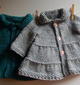 Miscellaneous Froginette Knitting Patterns Tiered Baby Coat and Jacket