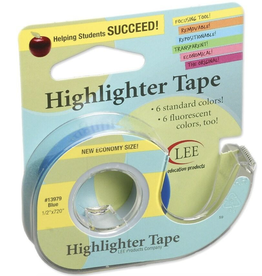 Lee Products Highlighter Tape Blue