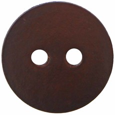 Inspire Inspire Buttons 2 hole button leather brown 3/4" 9800770
