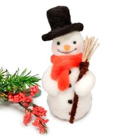 Crafty Kit Co. Needle Felting Kit - Jolly Snowman