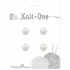 Knit-One Knit-One Button - 2 Hole Pearl Button - 13mm (1â„2â€³) - Pearl