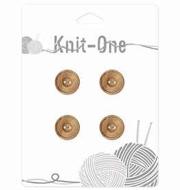 Knit-One Knit-One Button - 2 Hole Wood Button - 14mm (1â„2â€³) - Natural