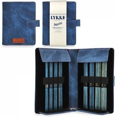 Lykke Needles Lykke Double Pointed Needle Set - 6" Indigo Driftwood Small - Indigo Case