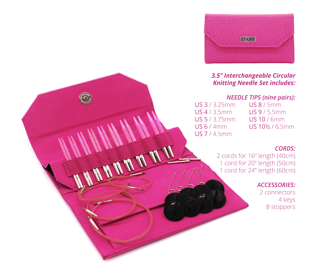 LYKKE Interchangeable Needle Set