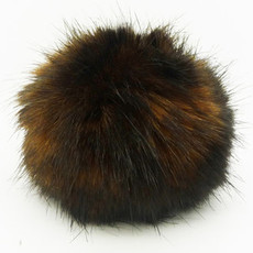 Wild Wild Wool Pompon 10 cm Dark Brown