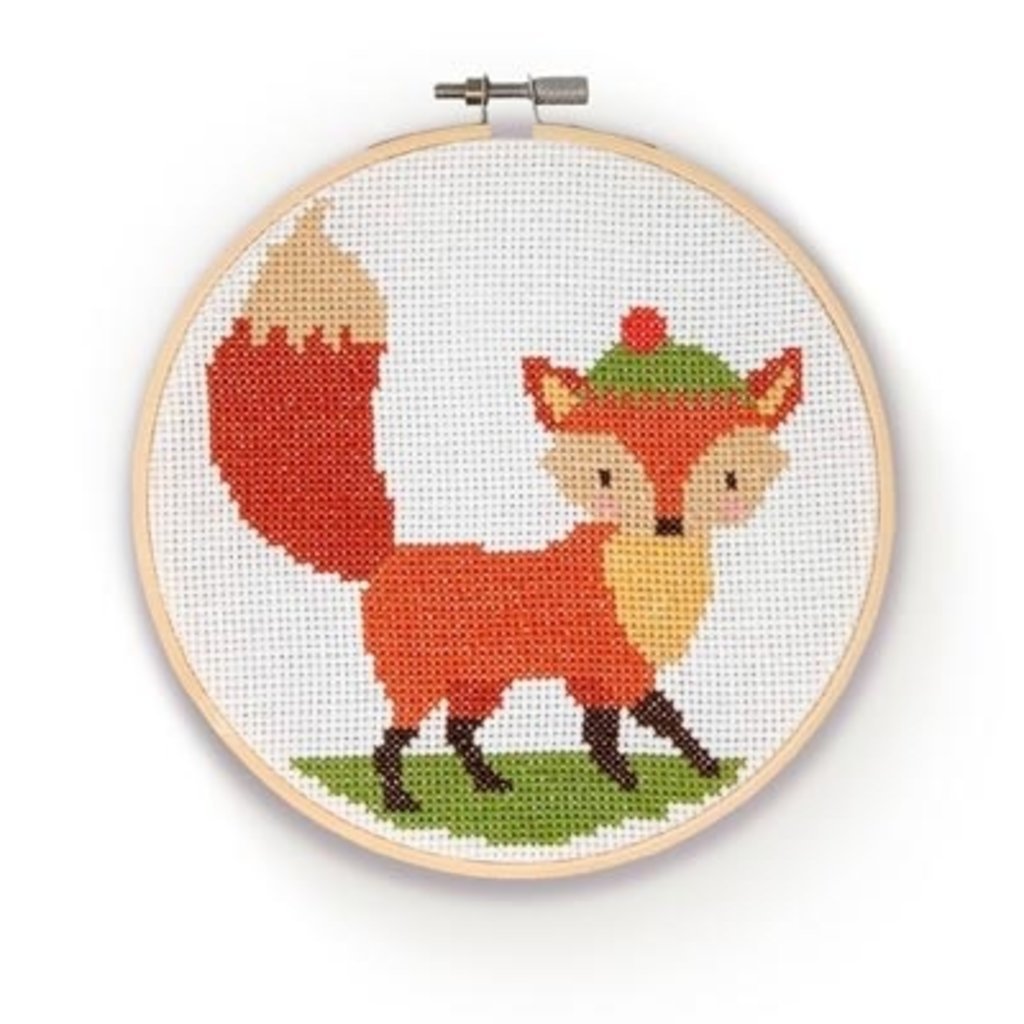 Crafty Kit Co. Cross Stitch Kit - Fox