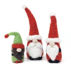 Crafty Kit Co. Needle Felting Kit - Santa Gnomes