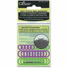 Clover Clover Soft Stitch Ring Markers - 30 pieces