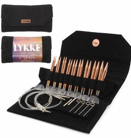 Lykke Needles Lykke Interchangeable Set - 3.5" Cypra - Black Vegan Suede Case