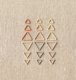 Cocoknits Cocoknits Triangle Stitch Markers - Earth Tones