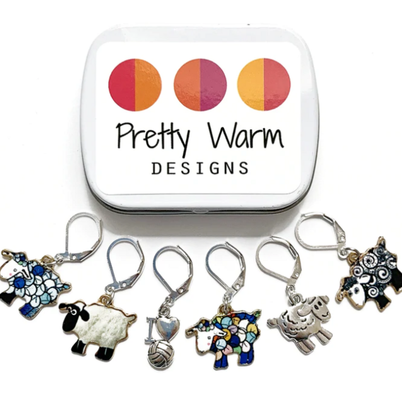 Pretty Warm Designs Pretty Warm Designs - Sheep Locking Stitch Marker