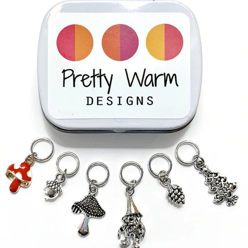 Pretty Warm Designs Pretty Warm Designs - Woodland Gnome Stitch Marker