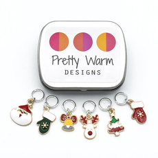 Pretty Warm Designs Pretty Warm Designs - Christmas Ring Stitch Markers