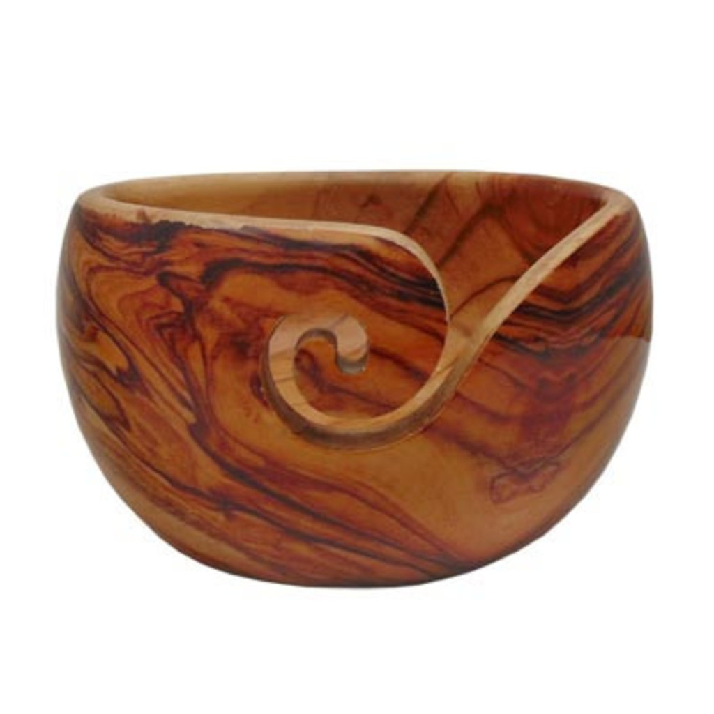 Estelle Yarns Yarn Bowl - Mango, Pine and Other Wood Enamel Coated