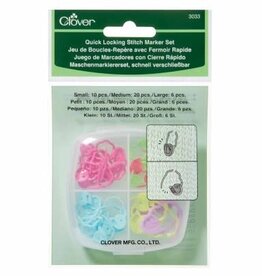 Clover Clover Quick Locking Stitch Marker Set